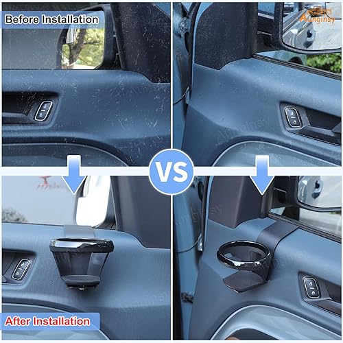 Miniatura 2 de 2 portavasos de automóvil compatibles con Ford Maverick 2022-2025 para panel interior de la puerta, expansor, soporte de agua para bebidas, soporte