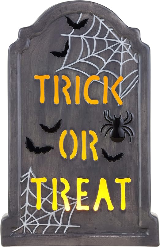 Mr. Halloween Ceramic Graveyard Tombstone