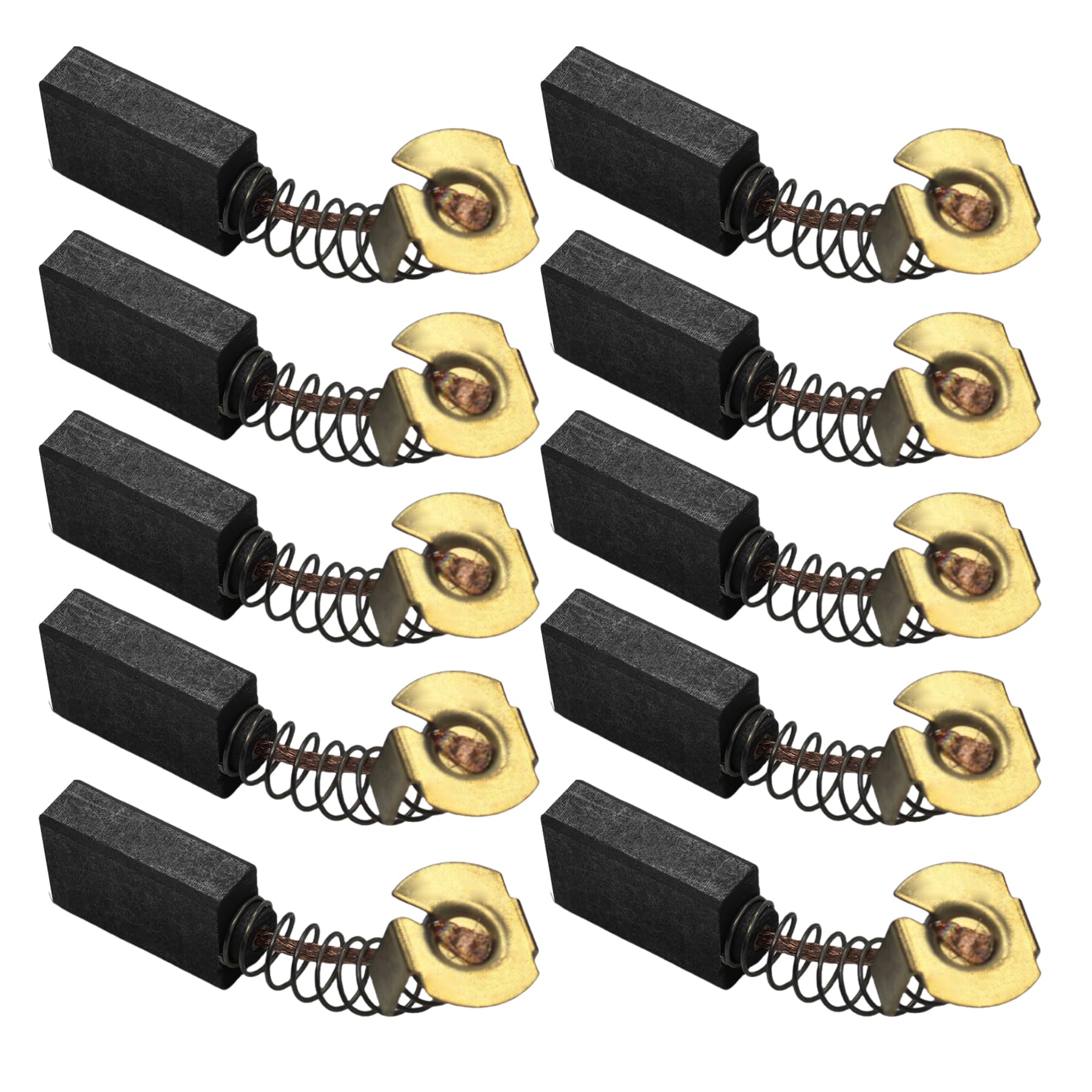 Table Saw 5140033-19 Replacement Brush Carbon for DW745 DWE7480 DWE7490X DWE7491RS DWE7499G Table Saws (10 pcs)
