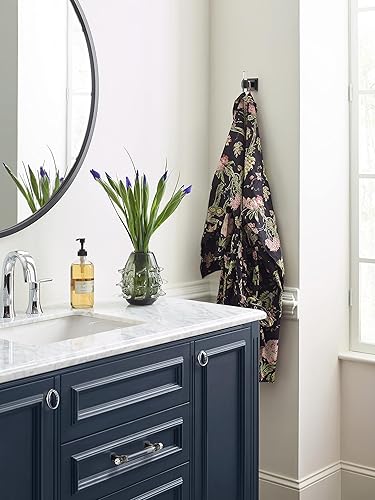 Miniatura 3 de Amerock BH36060CMB  Gancho individual para bata color negro transparentemate  Toallero de 2-1516 pulgadas (2.953 in) de longitud  Glacio  Gancho