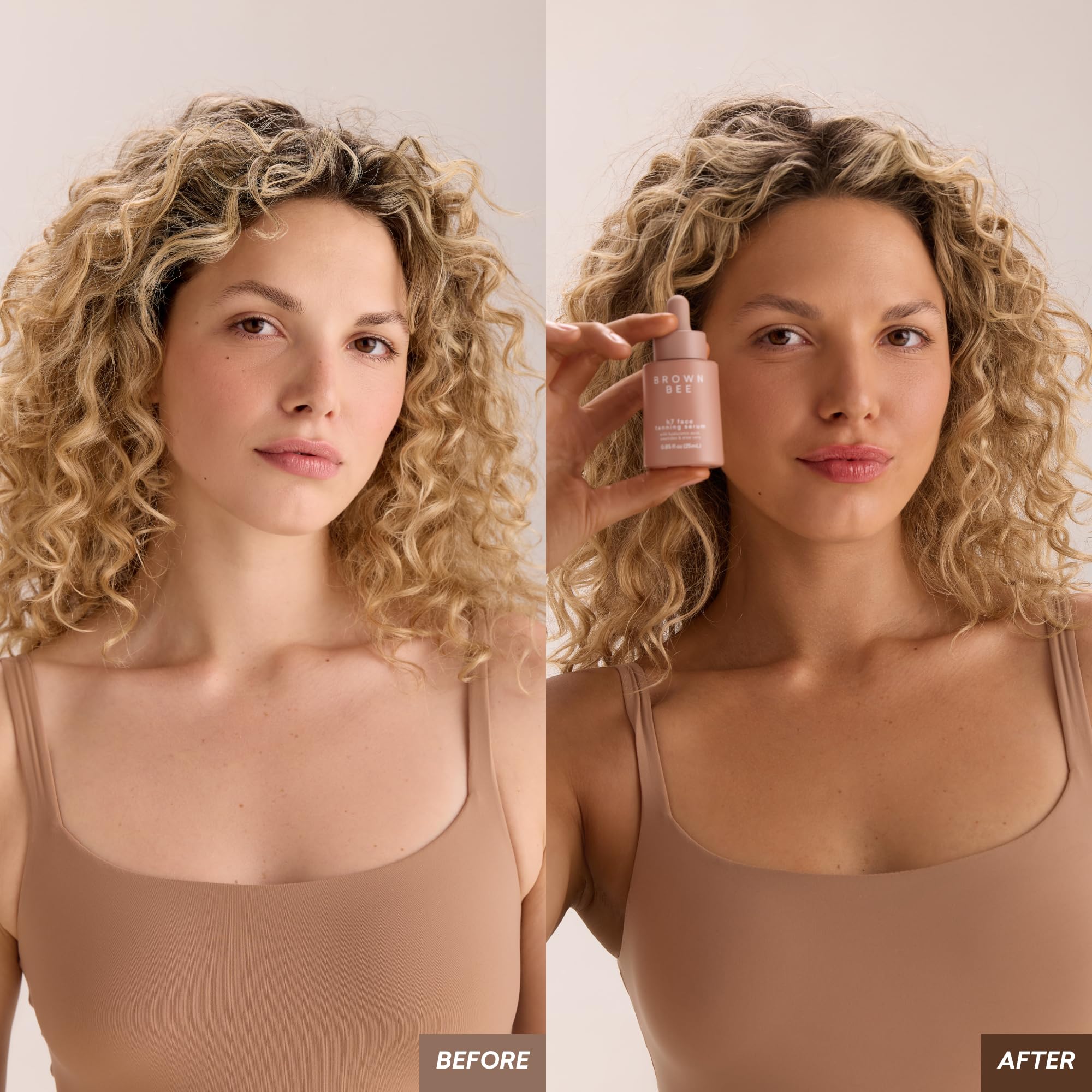 Brown Bee H7 Face Self-Tanning Serum 25 ml with Hyaluronic Acid & Aloe