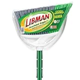 Libman FlexTech Broom with Dustpan Combo Set for Sweeping Indoor and Outdoor Floors, Pet, Dog Hair Broom, 55” Precision Angle Broom, 3 Piece Handle, 11