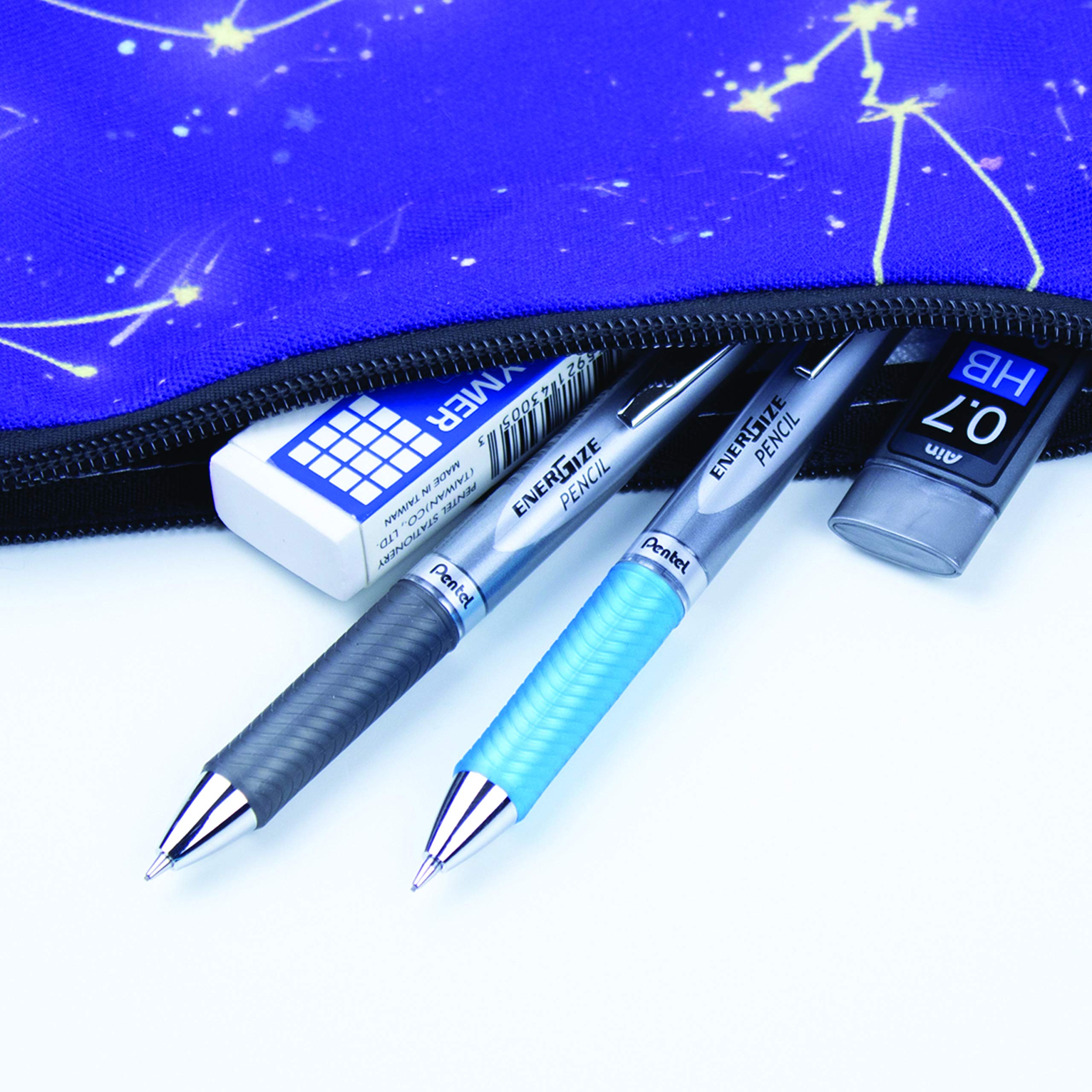 Pentel EnerGize PL77-S automatischer Bleistift, 0,7 mm, himmelblauer Schaft, 12 Stück