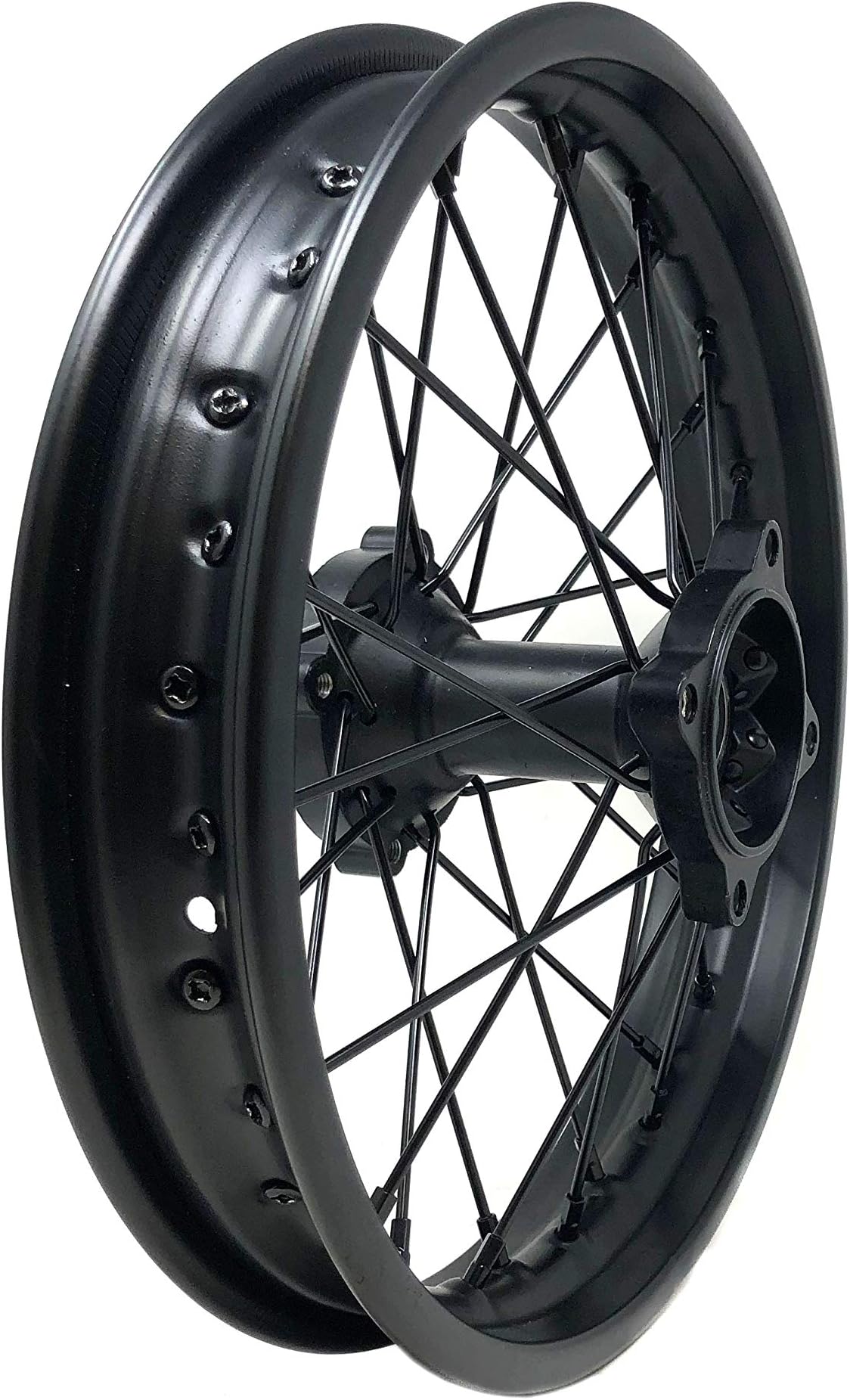 MYK Wheel Rim Rear 1.8" x 14" Fits 90/100-14 Tires Fits Tao Tao DB17 and Many Other Models Dirt Bike Off-Road Motorcycle 125cc