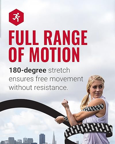 Miniatura 4 de RockTape Extra Sticky 2-Inch Kinesiology Tape Logo Black