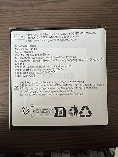 Miniatura 8 de ANSOYER Vela de aceite de masaje para hombres, cuidado corporal ultra hidratante con aceite de soja, vela de aceite corporal, 8.1 onzas, regalo