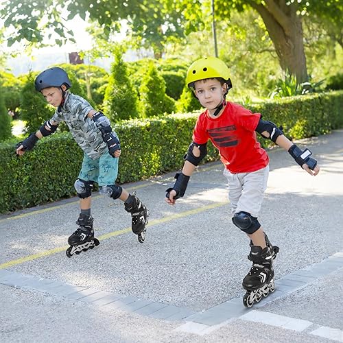 Miniatura 4 de Nattork Patines en línea ajustables para niñas y niños con ruedas completamente iluminadas, patines en línea para principiantes para niños y jóvenes
