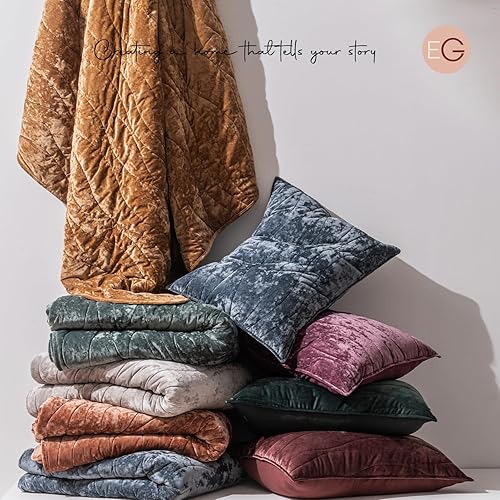 Miniatura 7 de EVERGRACE Juego de edredón de terciopelo de lujo, tamaño Queen, juego de ropa de cama de terciopelo ultra suave, edredón de terciopelo ligero para