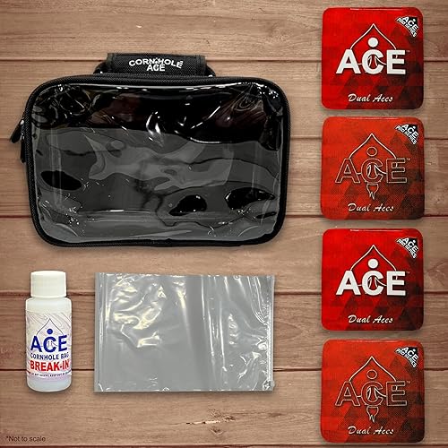 Miniatura 2 de Dual Aces  ACE Pro Bolsas de Cornhole + Kits PRO  Doble cara Slick Slicker Slicker para todo tipo de clima  Bolsa opcional para romper y llevar