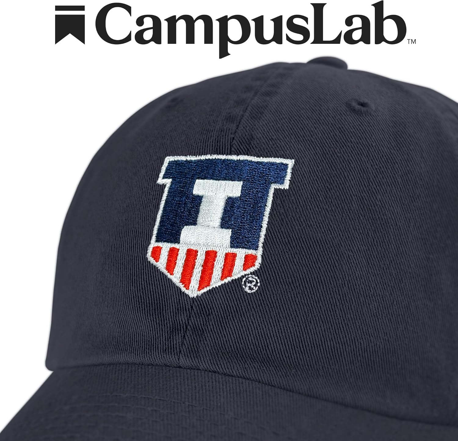 Campus Lab Official Collegiate Dad Cap - The U18 Adjustable Relaxed-Fit Hat with Mascot