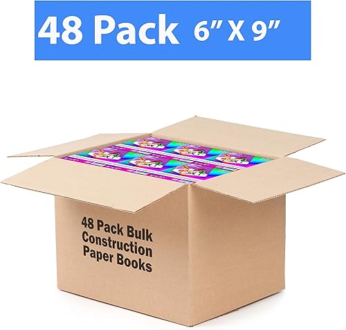 Miniatura 2 de Papel de construcción (paquete de 3), libro de papel de construcción, 9 x 12 pulgadas, papel de construcción de colores surtidos, papel de