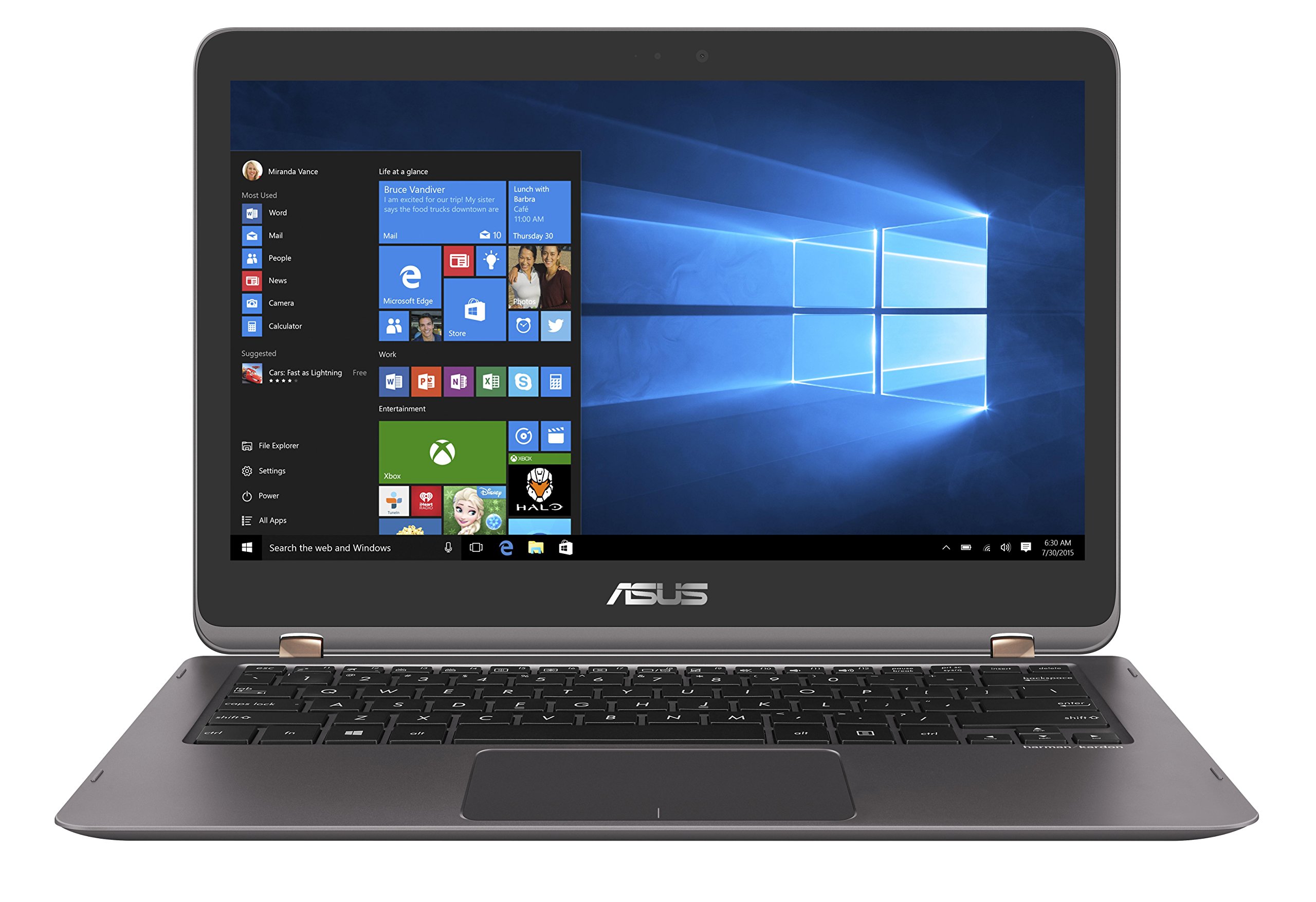 Asus UX360UA 33,7 cm Notebook grau: Amazon.de: Computer & Zubehör