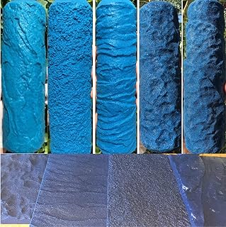 SBC Concrete Texture Roller Stamp And Masonry Forms Tool Set - Best Of T...