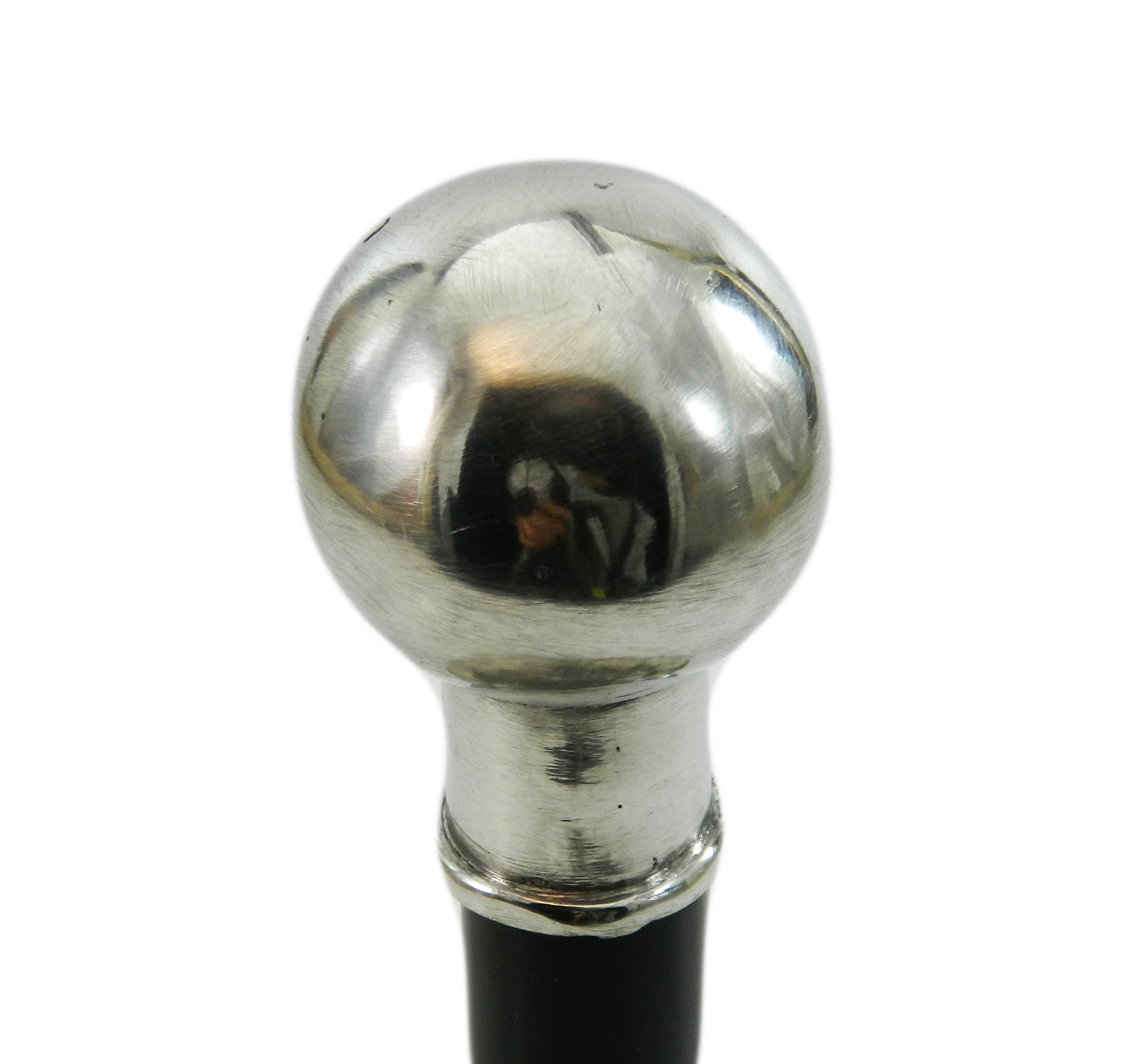 bastón de Paseo con Bola para Hombre y Mujer, Personalizado, de Madera | bastón de Paseo Elegante, sólido, Ceremonial, de colección | Cavagnini, Fabricado en Italia