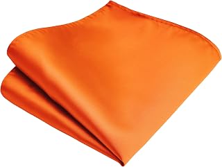 Solid Pocket Square for Men Plain Color Boy Handkerchief for Wedding Party