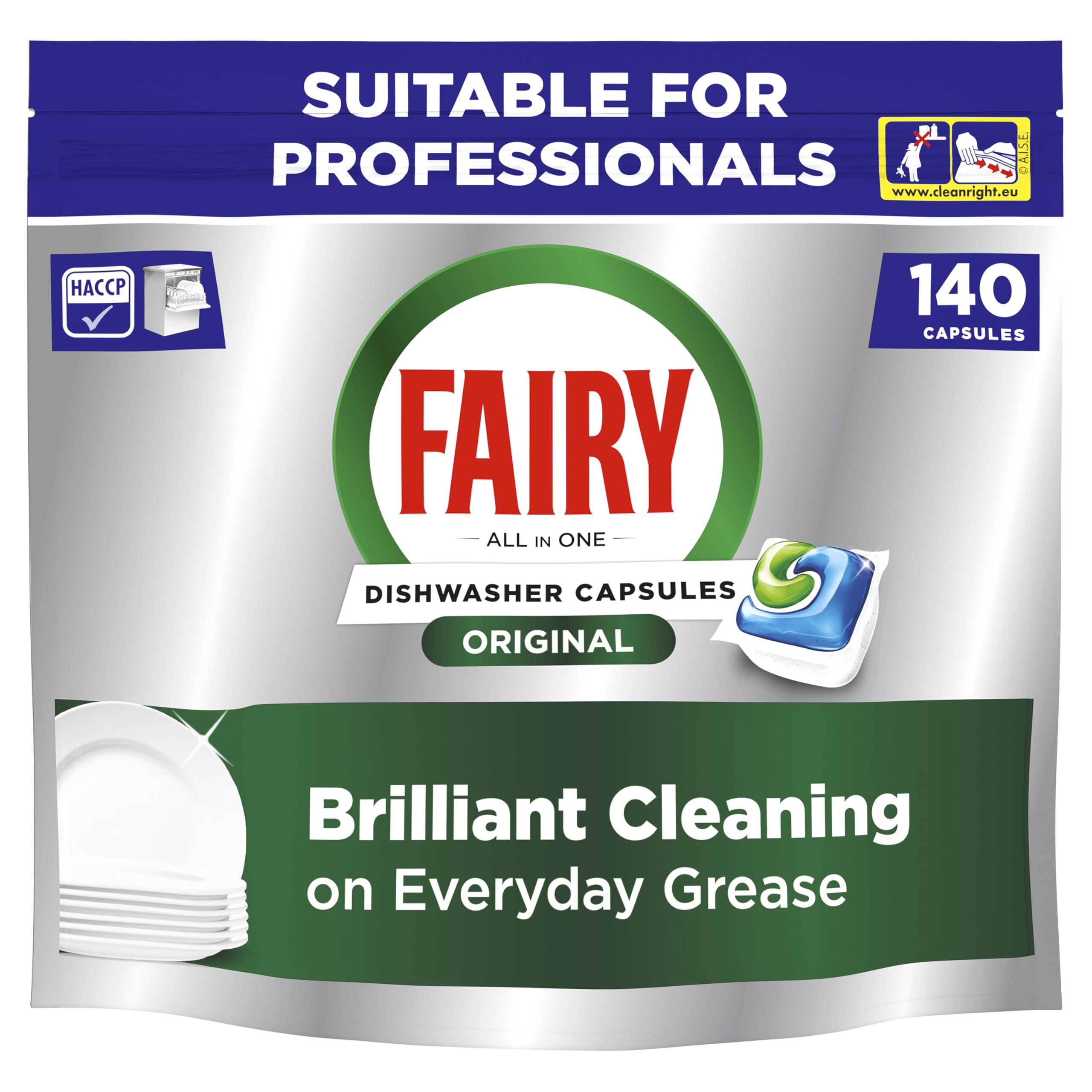 Fairy Original Dishwasher Tablets Pack Of 140