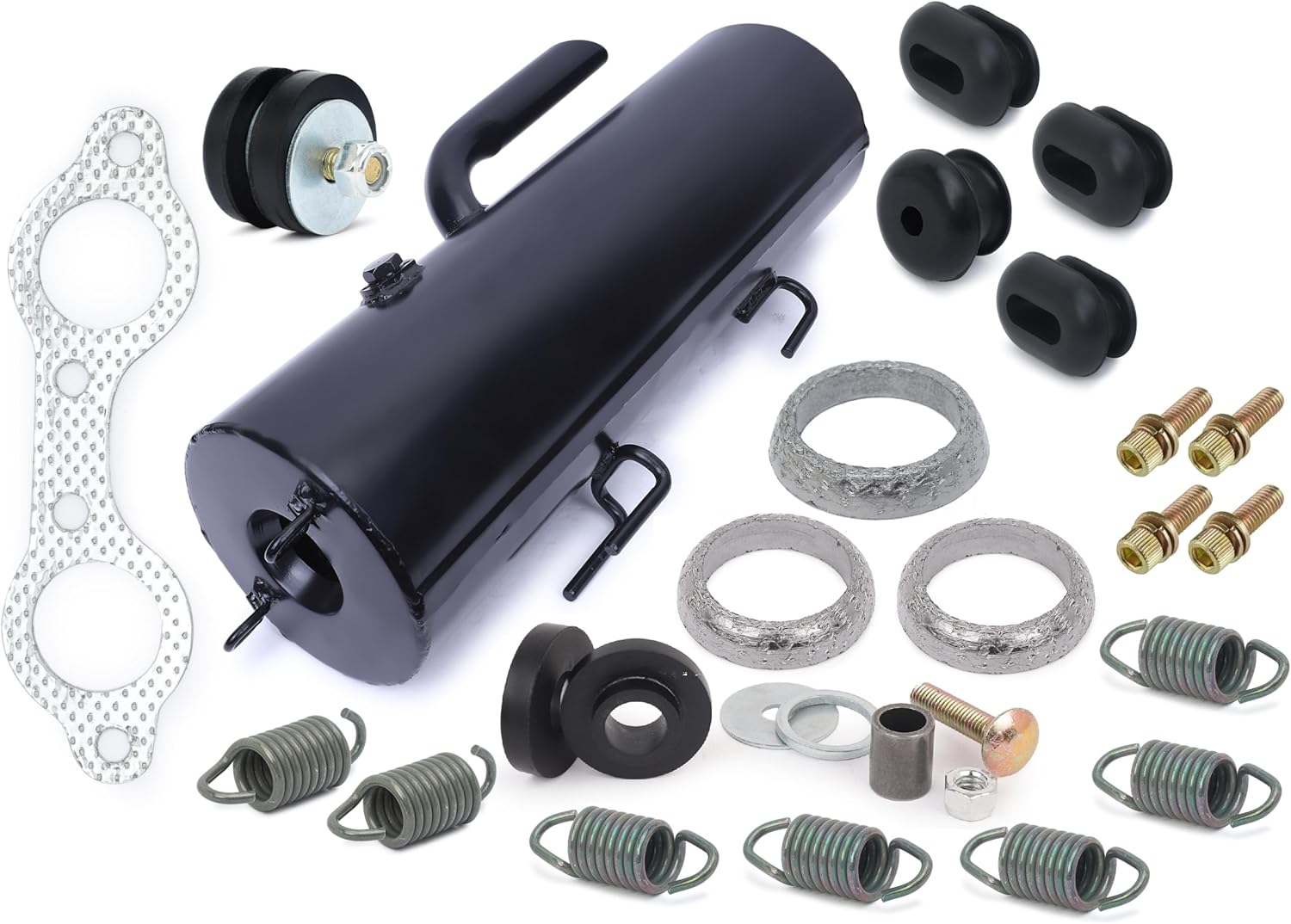 Muffler Silencer W SEALS/SPRINGS FITS POLARIS RANGER 4X4 800 EFI CREW 2010 2011