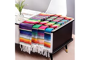 14x84in Mexican Serape Table Runner for Cinco De Mayo Decorations