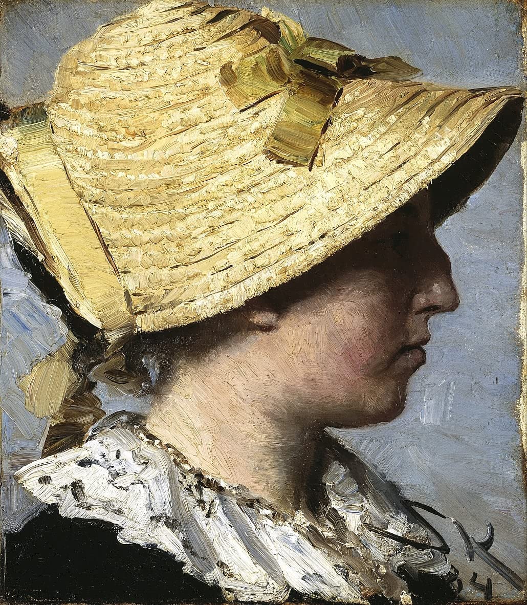Impression sur toile de qualité musée Anna Ancher Krøyer grand format 60x90 - 5