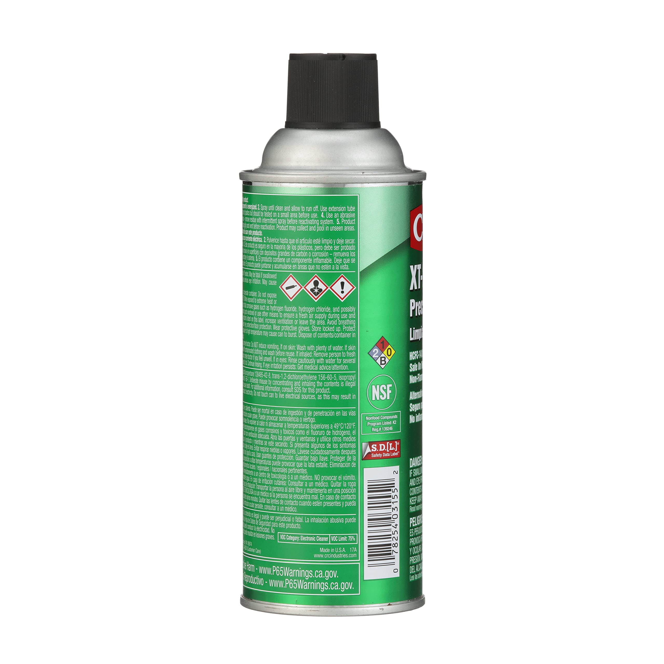 Amazon.com: CRC-3155 XT-2000 Precision Cleaner, 12 oz Aerosol Can