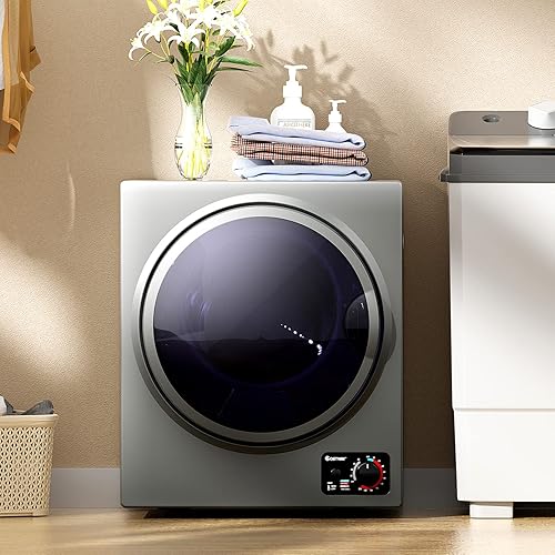 Miniatura 2 de ARLIME Secador de ropa compacto, secador de ropa portátil de 1.6 pies cúbicos con 4 modos de secado automático, pequeño secador de ropa eléctrico
