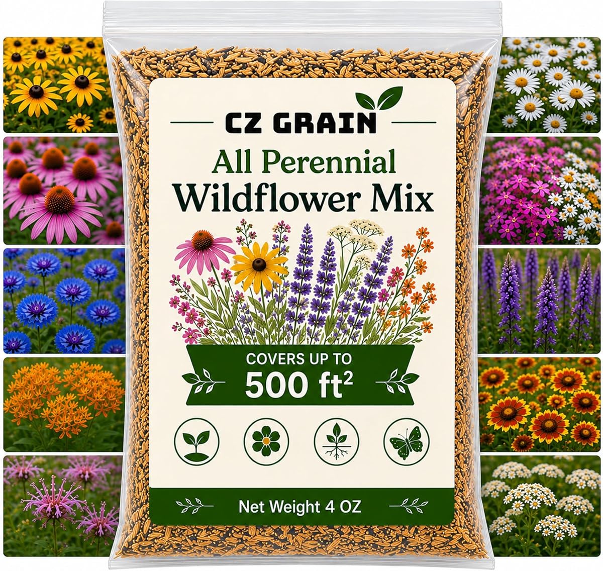 Pollinator Friendly Wildflower Seed Mix