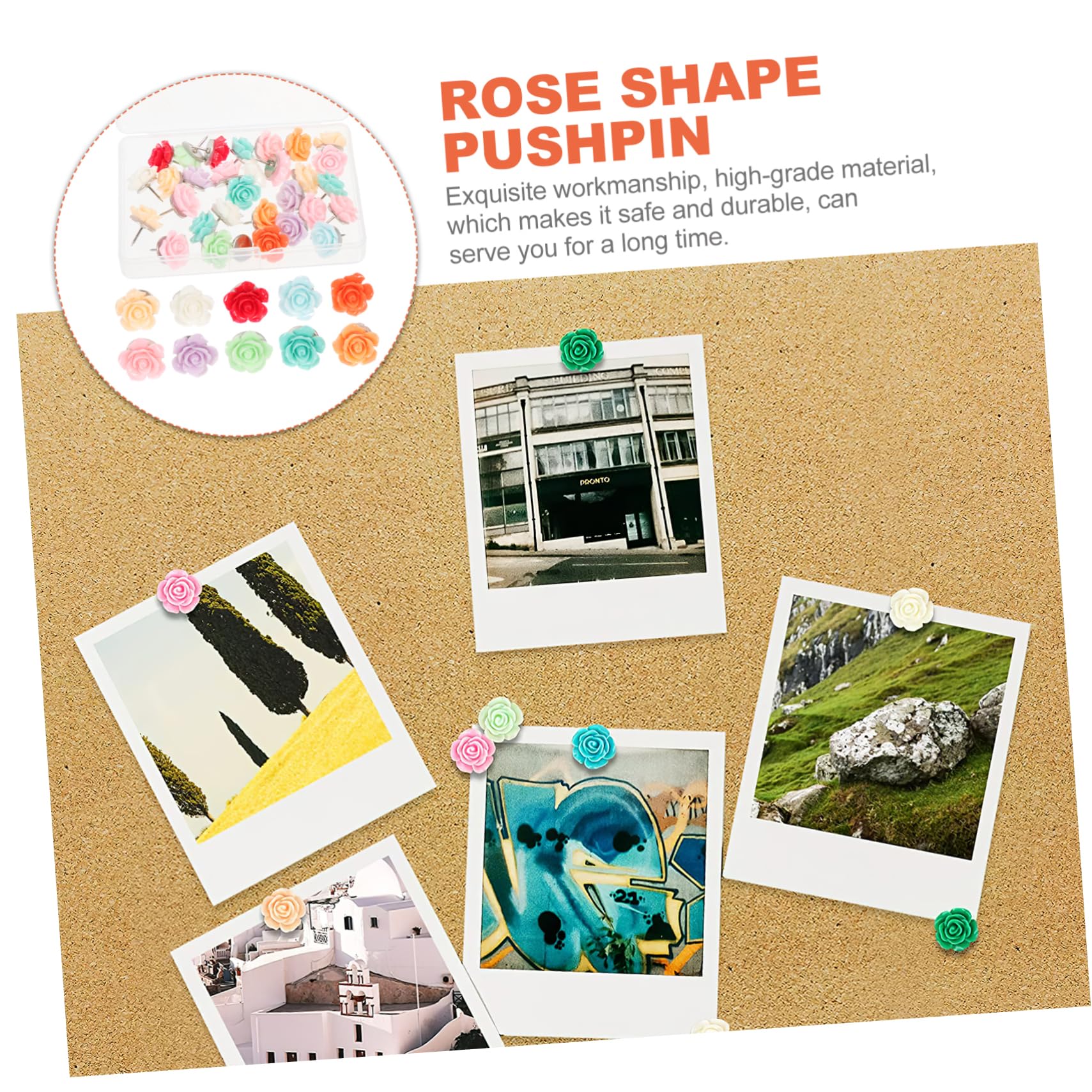 NUOBESTY 120piezas Chinchetas Multifuncionales De Colorida para Decoración y Fijación De Mapas Tacks Reemplazables para Tableros De Anuncios y Paredes De Fotos