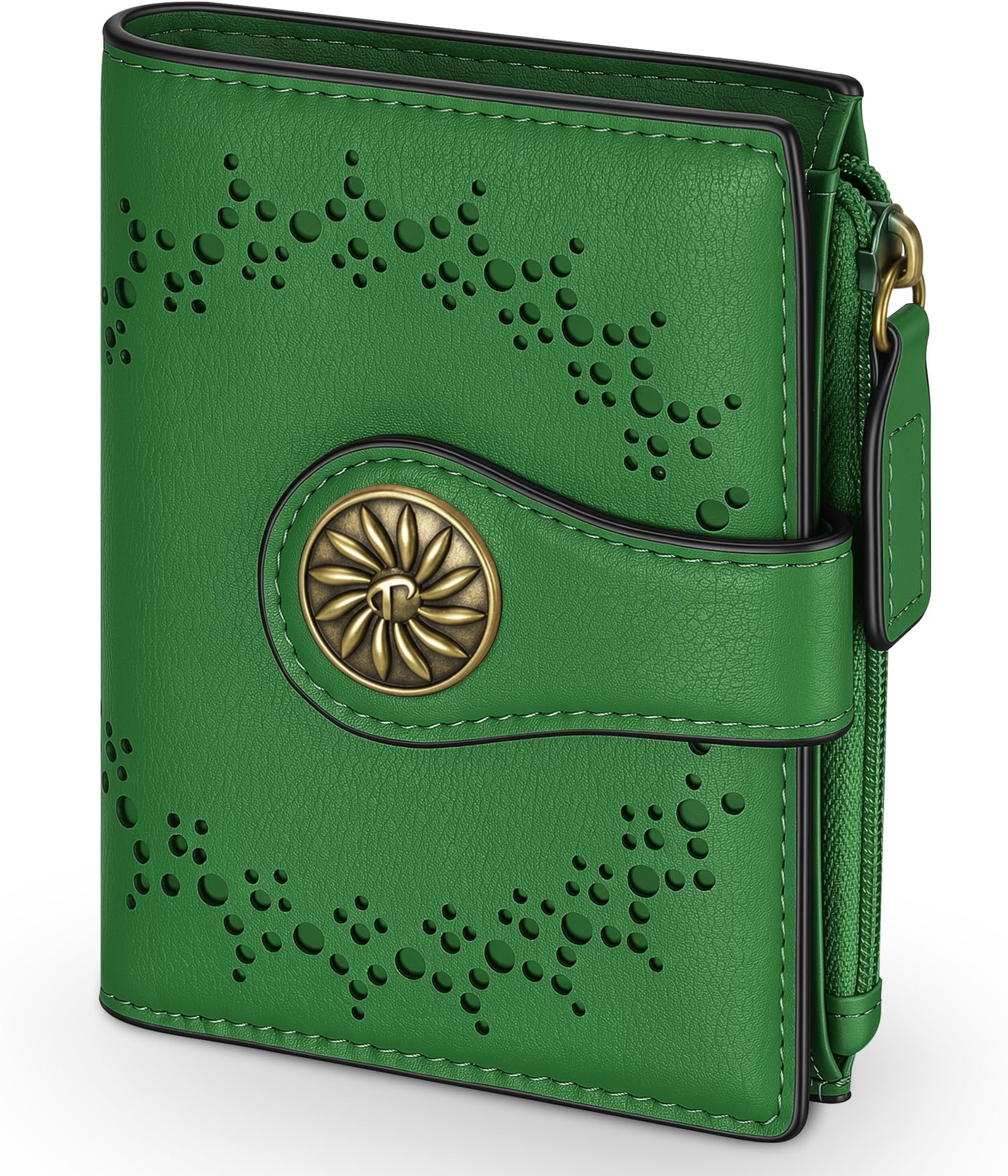 Tipmile Small Wallet Women Bifold RFID Blocking Card Holder Leather Wallets
