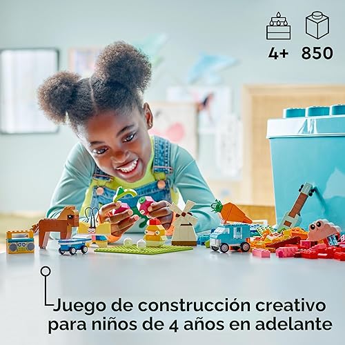 Miniatura 2 de LEGO Bloques de construcción clásicos y vibrantes de caja de ladrillos – Juguetes sensoriales y de aprendizaje para niños y niñas, a partir de 4