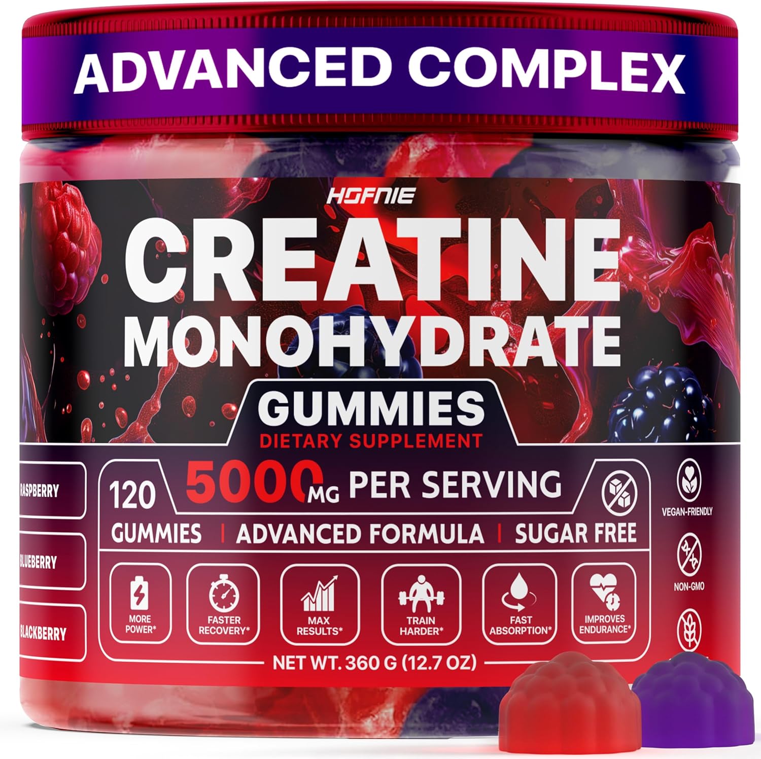 Creatine Monohydrate Gummies 5000 mg –... Creatine Monohydrate Gummies 5000 mg –...