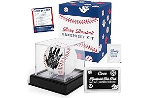 Circa Print Baseball Handprint Ornament Kit - Create Enduring Memories of Your Little Slugger