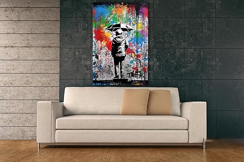 Miniatura 357 de ANRUOXI Graffiti - Lienzo decorativo para pared, diseño abstracto retro, pintura urbana moderna, póster de decoración de pared de zapatos para