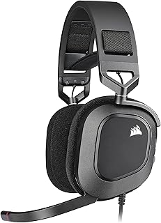 Corsair HS80 RGB USB Premium Gaming Headset with Dolby 7.1 Surround Sound (Broadcast Quality Microphone, Breathable Microf…