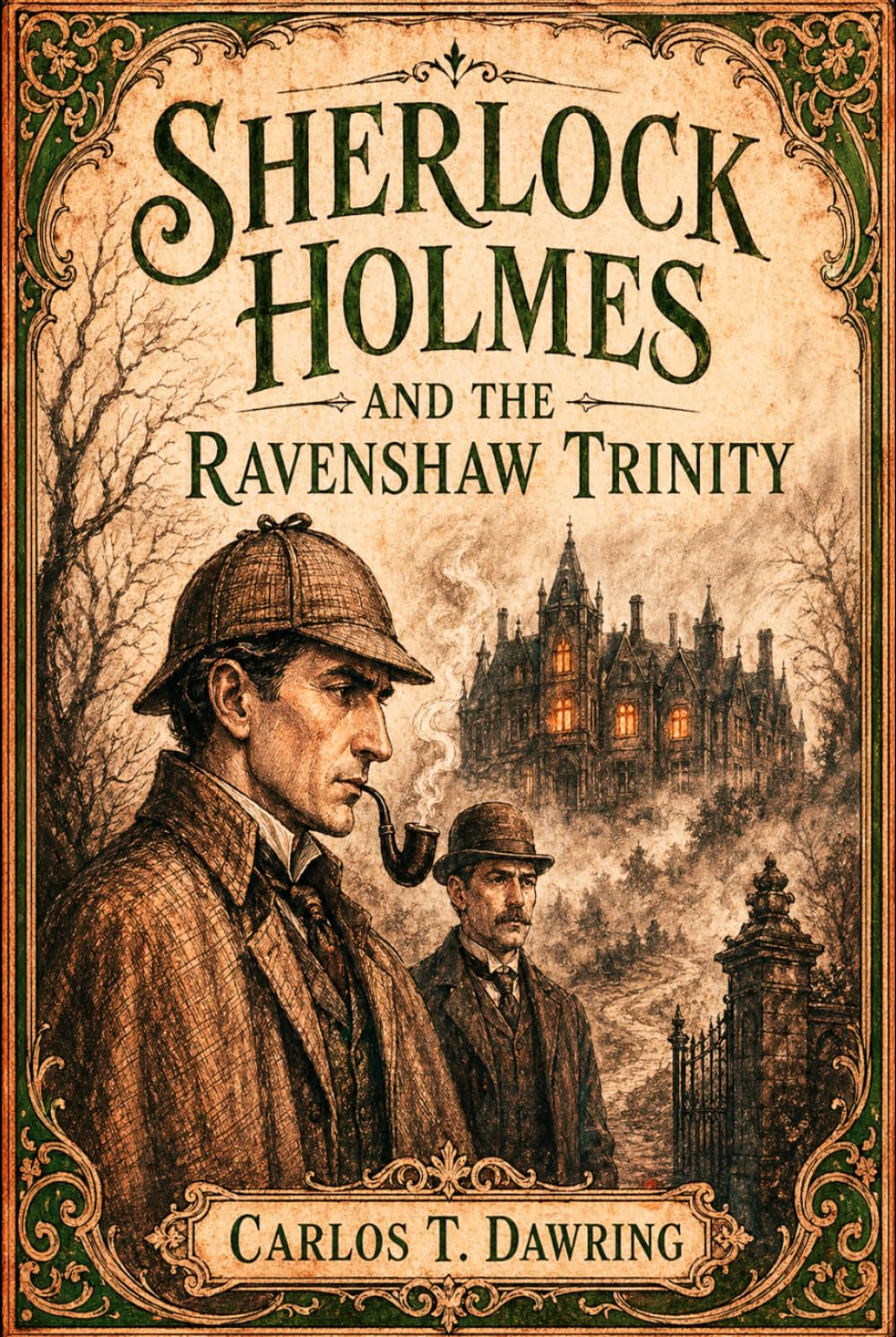 SHERLOCK HOLMES AND THE RAVENSHAW TRINITY: A Case of Deception, Blood, and Divided Guilt (The Carlos T Dawring Victorian Murder Mysteries)