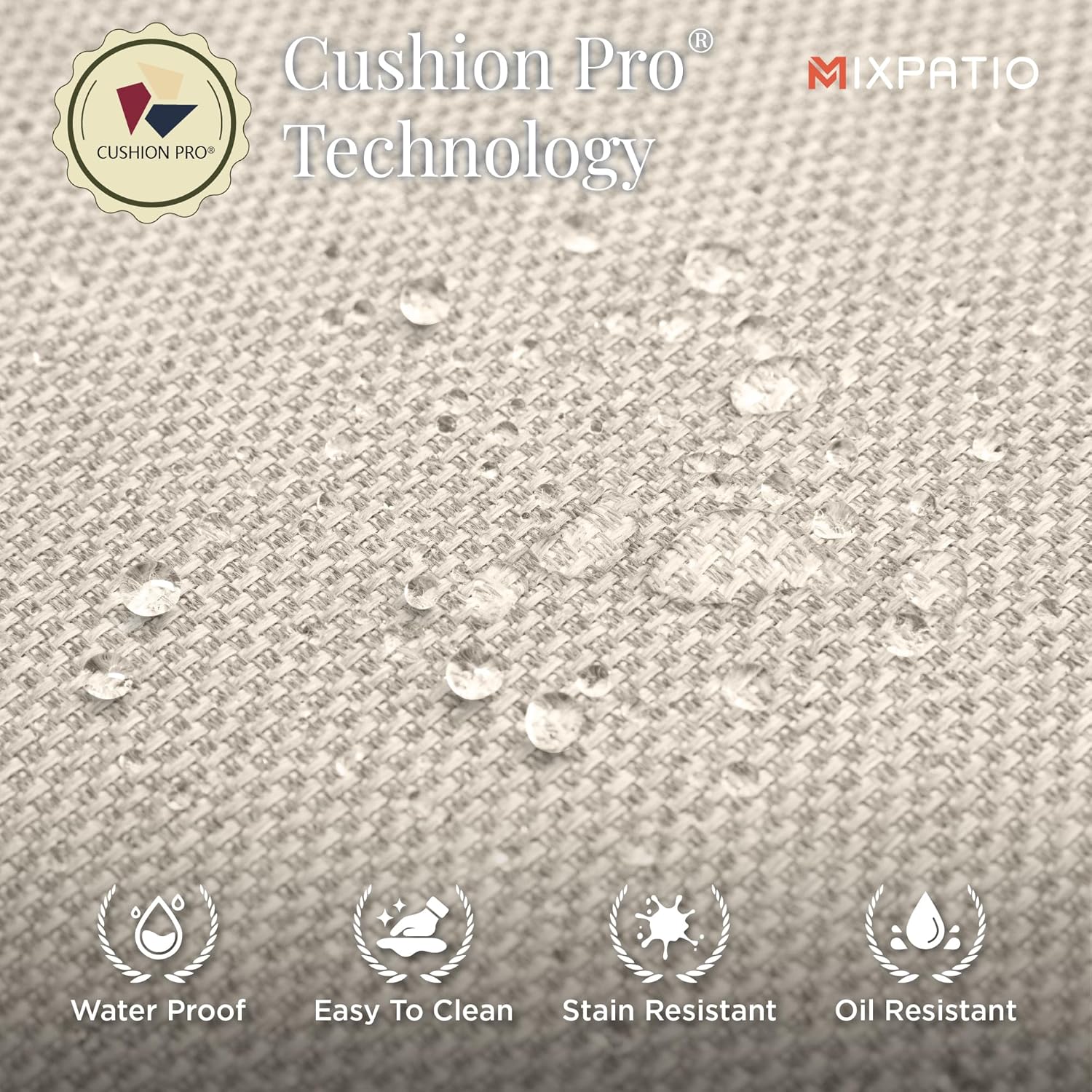 Outdoor Bar Stools Set of 4, 360°Wicker Swivel Bar Stool with Armrest, All Weather Bar Height BarStools with 3.2" Cushion for Patio, Poolside, Kitchen, Beige