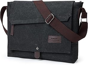 KALIDI FANCY FOREST Shoulder Bag, Men's, Canvas, Carry-On Bag, Bag, Shoulder Hanging, Men's, Cross-Body Bag, Work, Business Trips, Travel, School, Popular, Stylish, Unisex