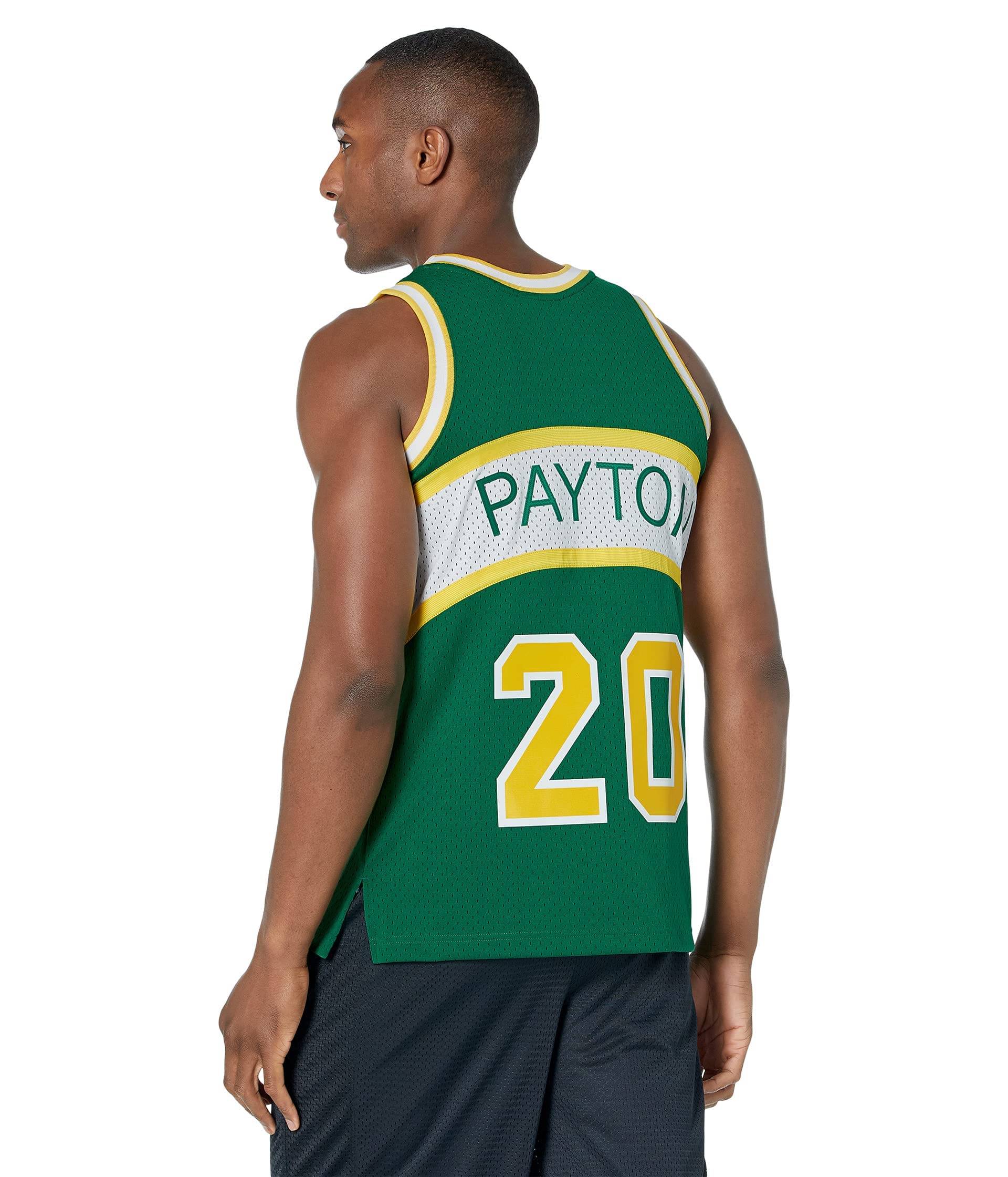 Mitchell & Ness Gary Payton #20 Seattle Supersonics 1994-95 Swingman NBA Trikot Grün