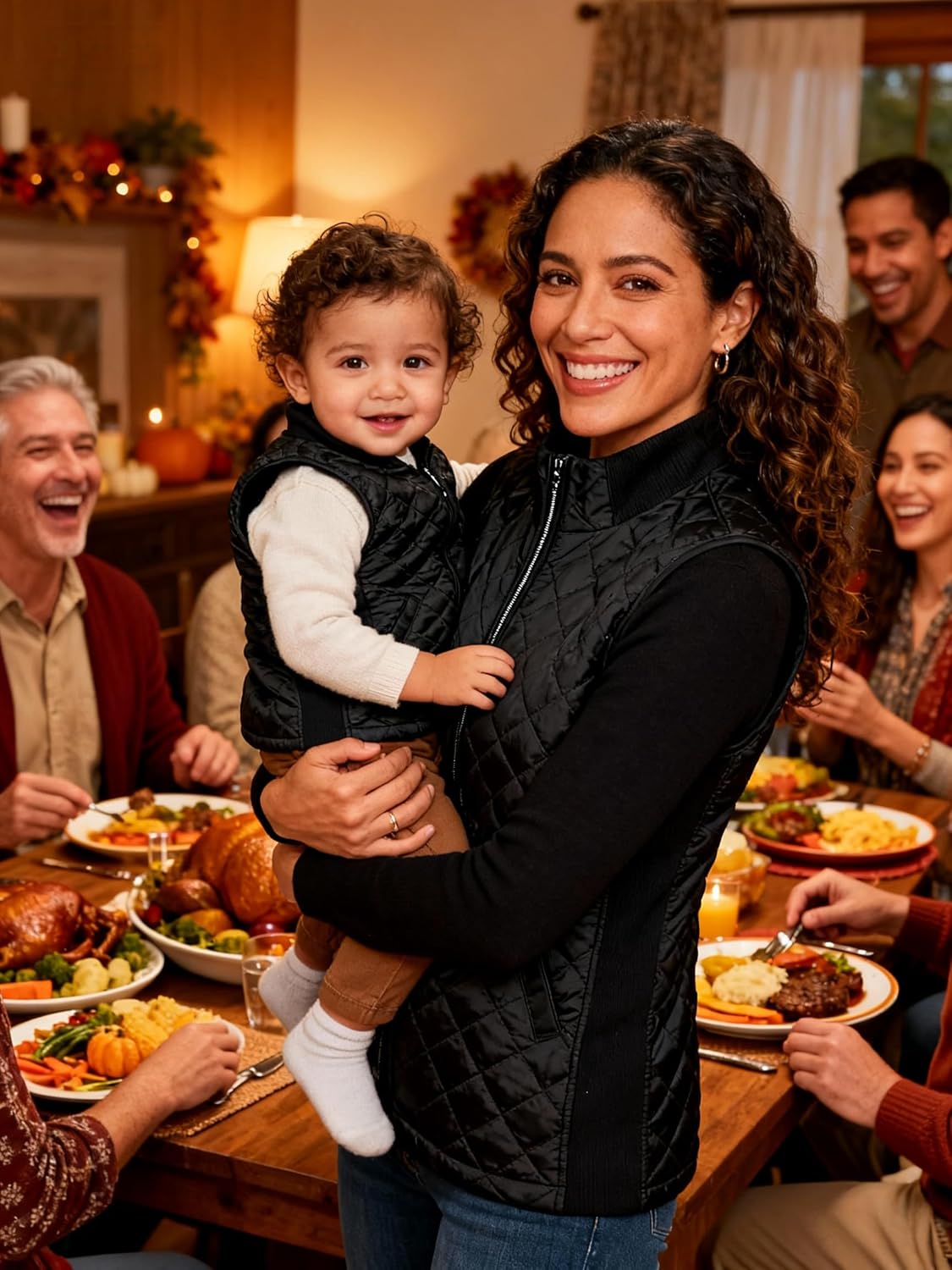 Bienzoe Women Quilted Casual Vest: Lightweight Packable Sleeveless Jacket - Image 4