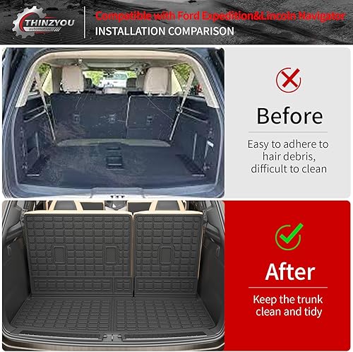 Vista 205 de Alfombrilla de carga compatible con Nissan Pathfinder 2022-2024 2025, forro de carga TPE para todo tipo de clima, accesorios Pathfinder 2023