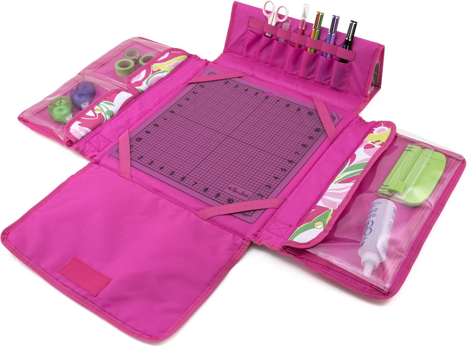 Storage Studios Portable Craft Station Tote, Pink Amazon.co.uk Home