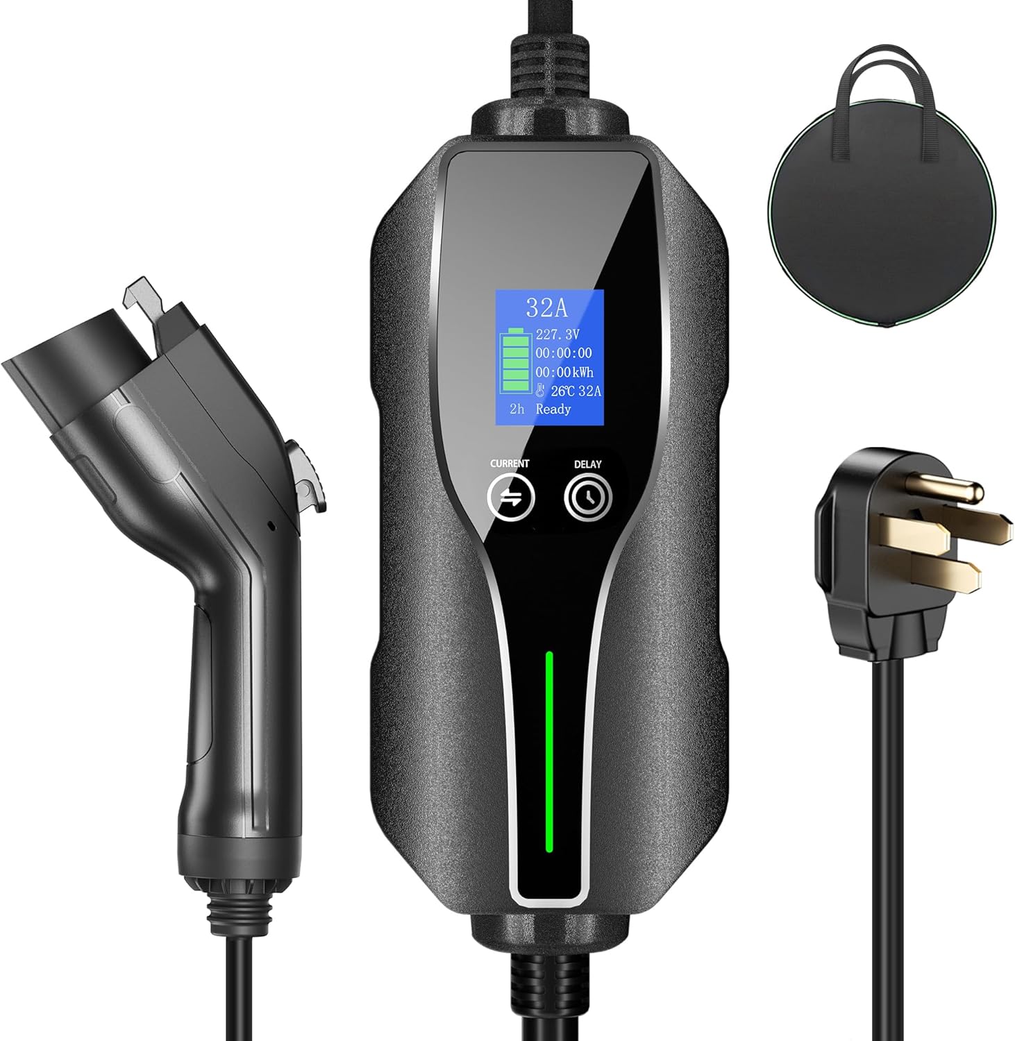 EVJUICION Level 2 EV Charger with NEMA 14-50 plug and J1772 connector