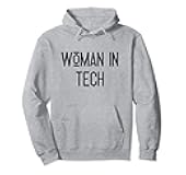 Woman In Tech Programmer Gamer Computer Nerd Funny Gift Idea Pullover Hoodie