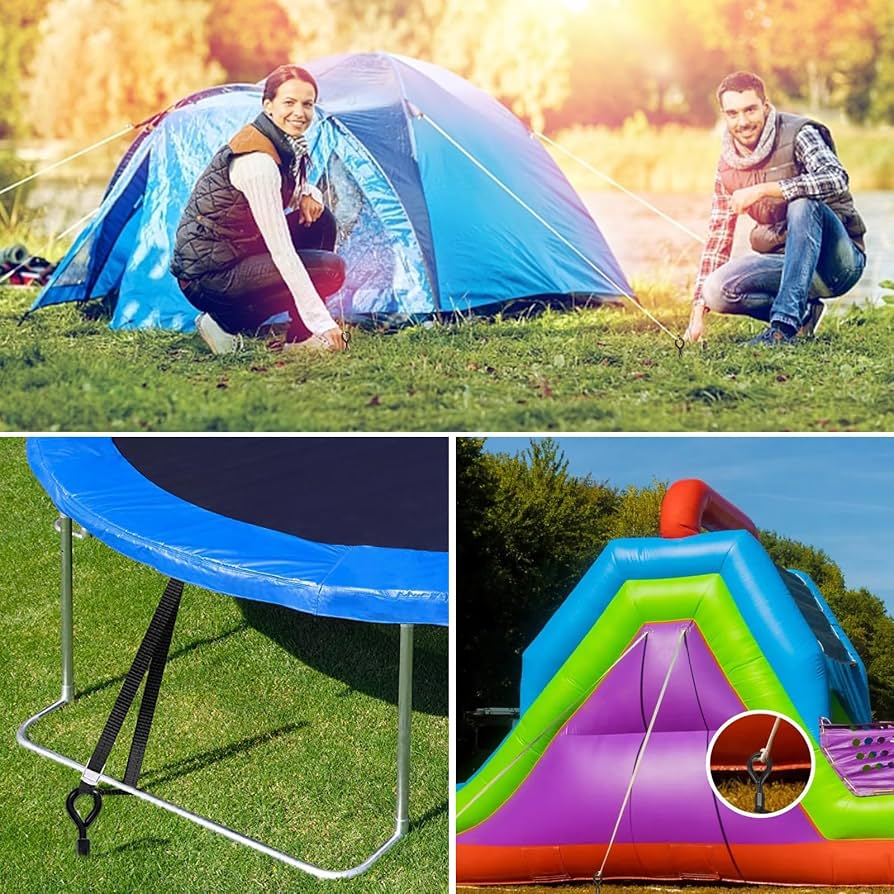 Estacas De Carpa Para Trabajo Pesado Clavijas De Tierra | Cuotas Sin Interés