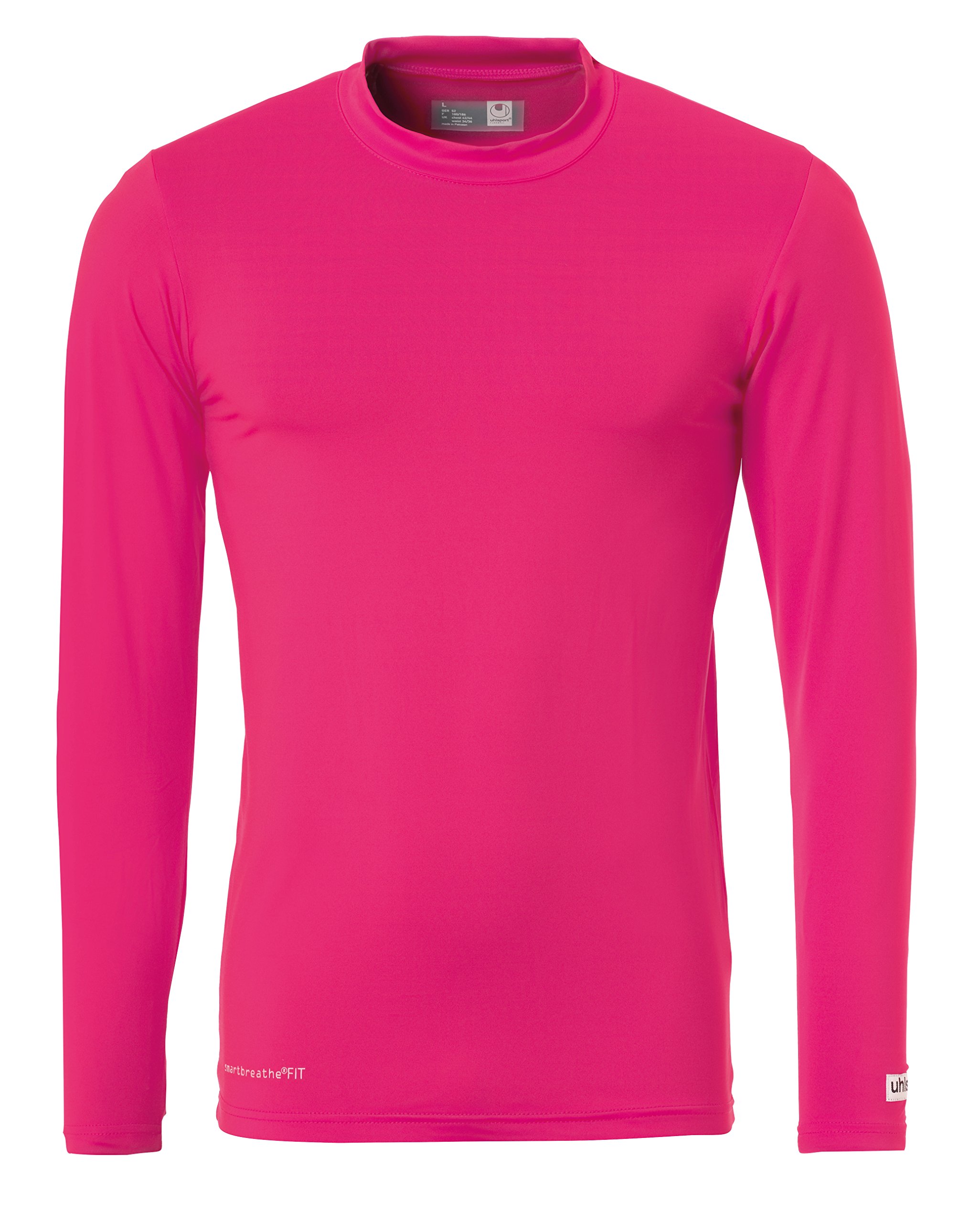 Uhlsport Men Distinction Colors Base Layer Shirt Men's Shirt - Pink, XXS