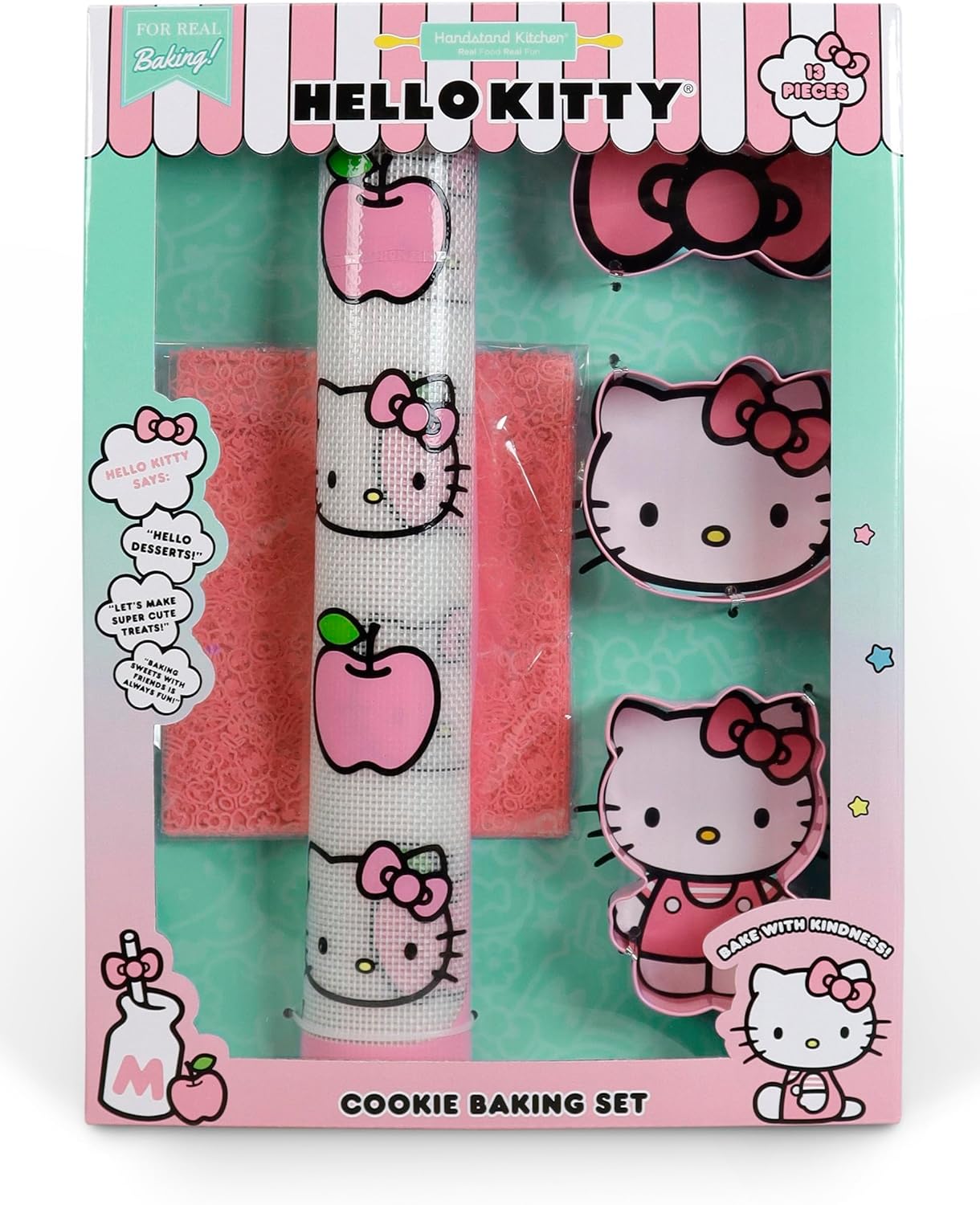 Handstand Kitchen Hello Kitty Cookie Baking Set with Cookie