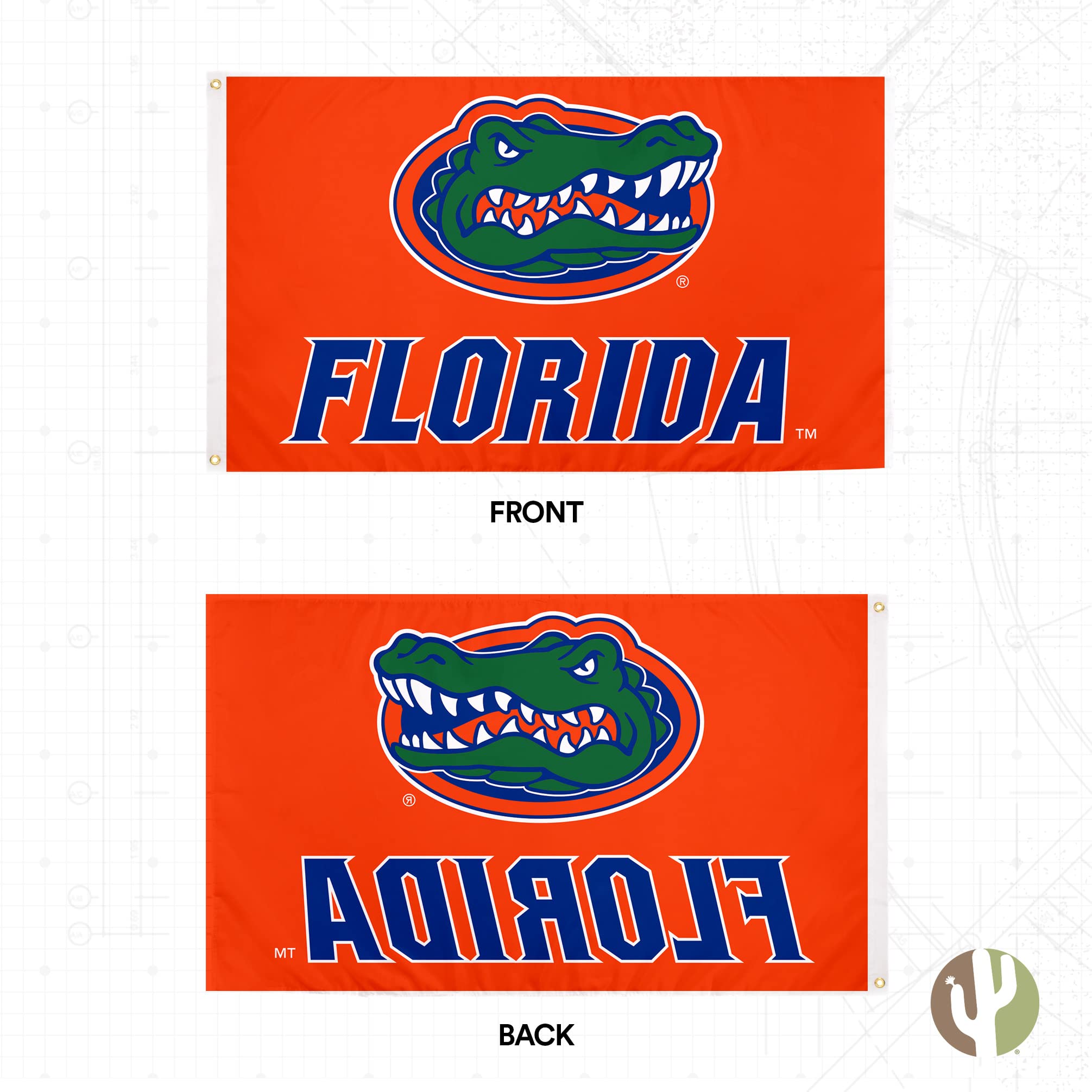 Outdoor Seminoles Flag Florida State University FSU Seminoles Flag - 3x5  Feet Desert Cactus Design Outdoor Sports Team Flag, image size:2011x2011