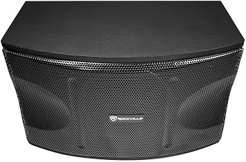 Rockville KPS80 8 3-Way Karaoke/Pro Speakers with Wall Brackets, Pair