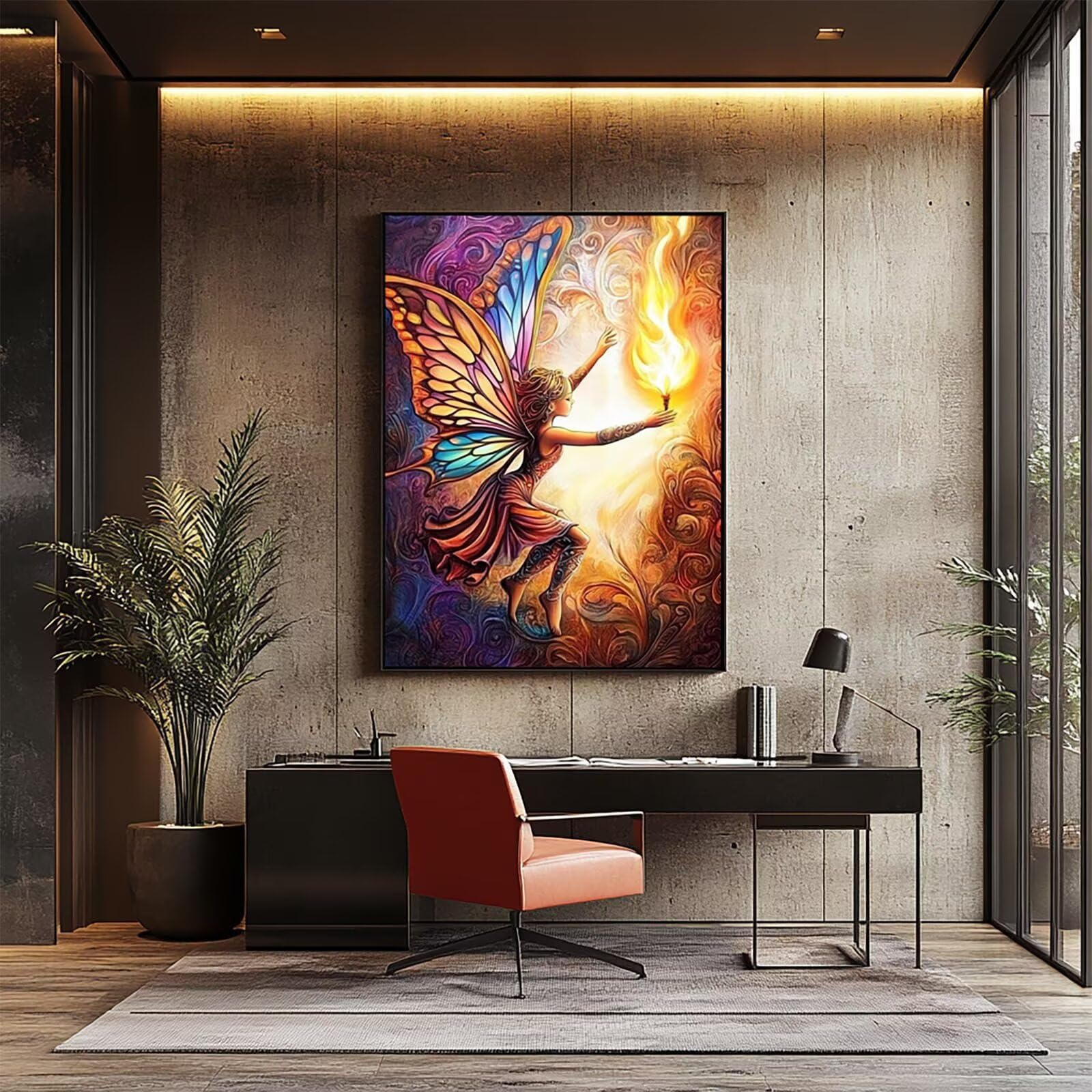 Malowanie po numerach, dla dorosłych, zestaw do malowania po numerach, skrzydło, hobby dla dorosłych i kobiet, artykuły plastyczne, 137 x 100 cm, sztuka ścienna, kolorowe płótno do malowania, prezenty