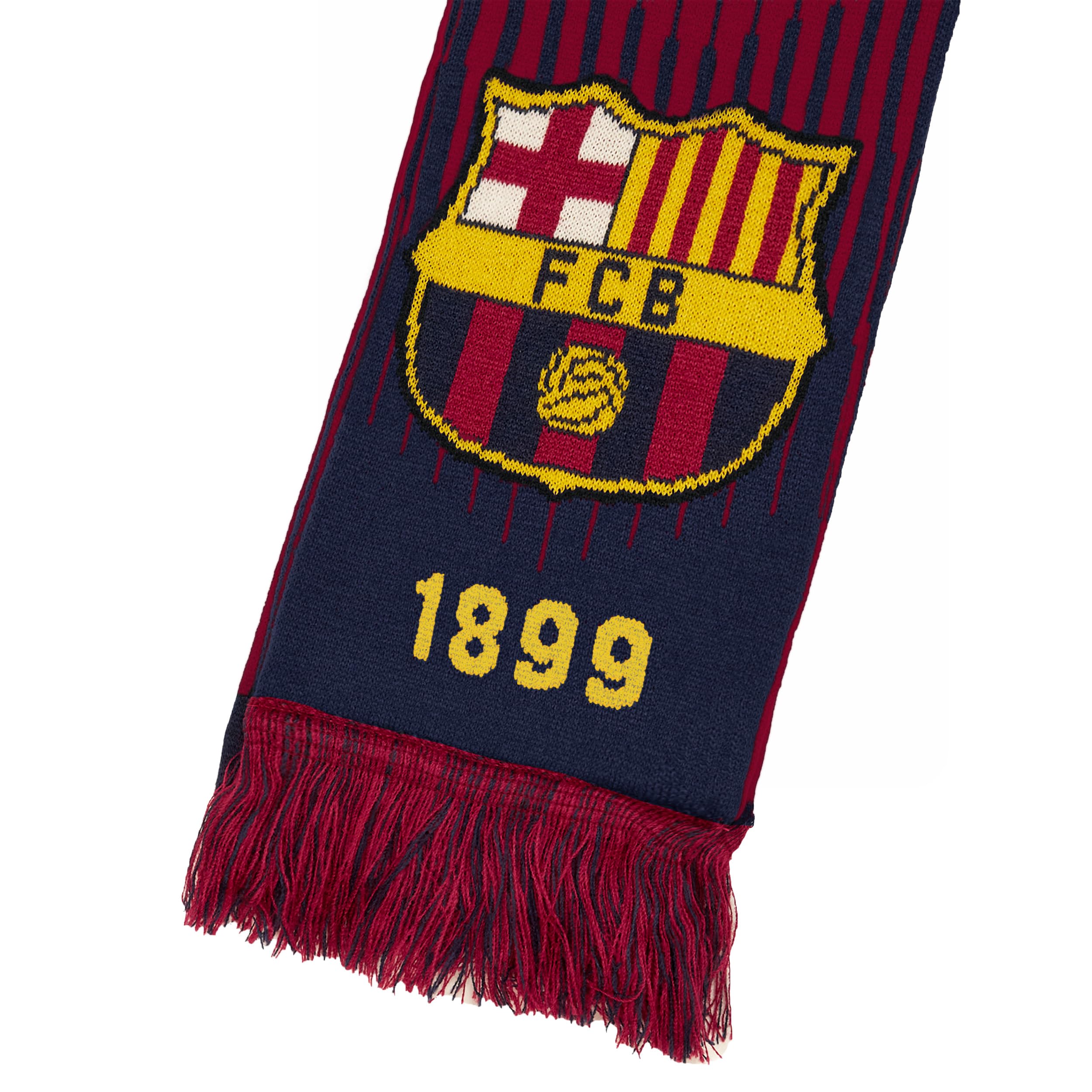 Icon Sports Team Scarf FC Barcelona Facet-Bufanda Reversible del Equipo Unisex Adulto