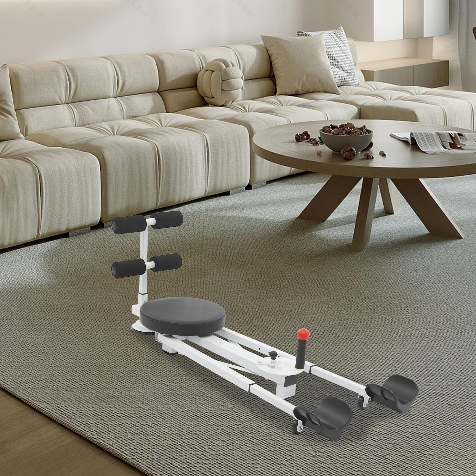 Spagattrainer Beinstrecker mit 5-facher Verstellung | Für Zuhause und Fitnessstudio mit bis zu 150kg Belastbarkeit, einstellbarem 0-180° Winkel und klappbarem Design